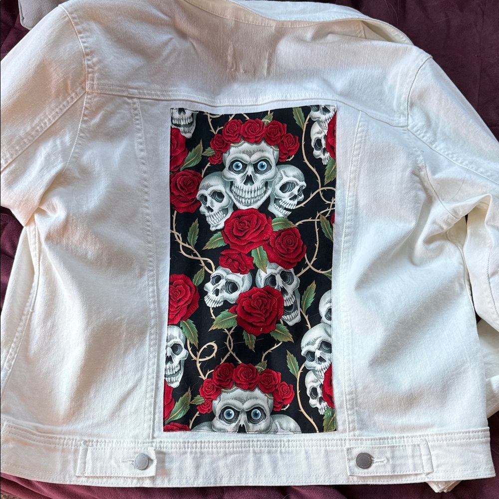 Universal Thread White Denim Jacket - Picture 9 of 10